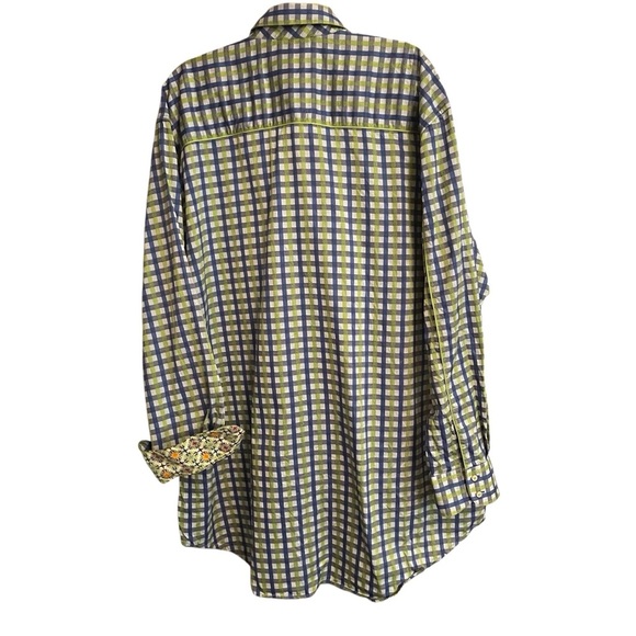 Robert Graham Colorful Plaid
Striped Shirt Button Down-"2X Big and Tall - Picture 3 of 10